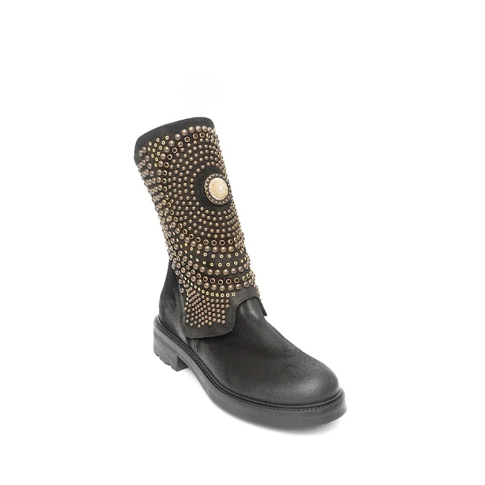 ELENA IACHI
Studded Suede Boots